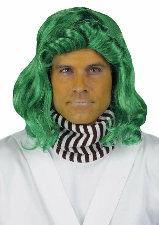 Green Candy Factory Worker Wig - Click Image to Close