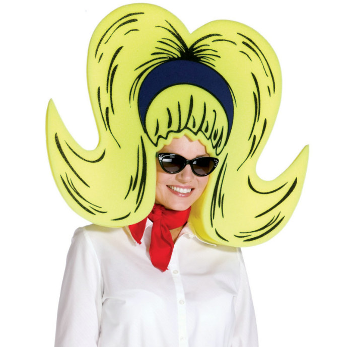 Foam Bouffant Wig/Hat - Click Image to Close