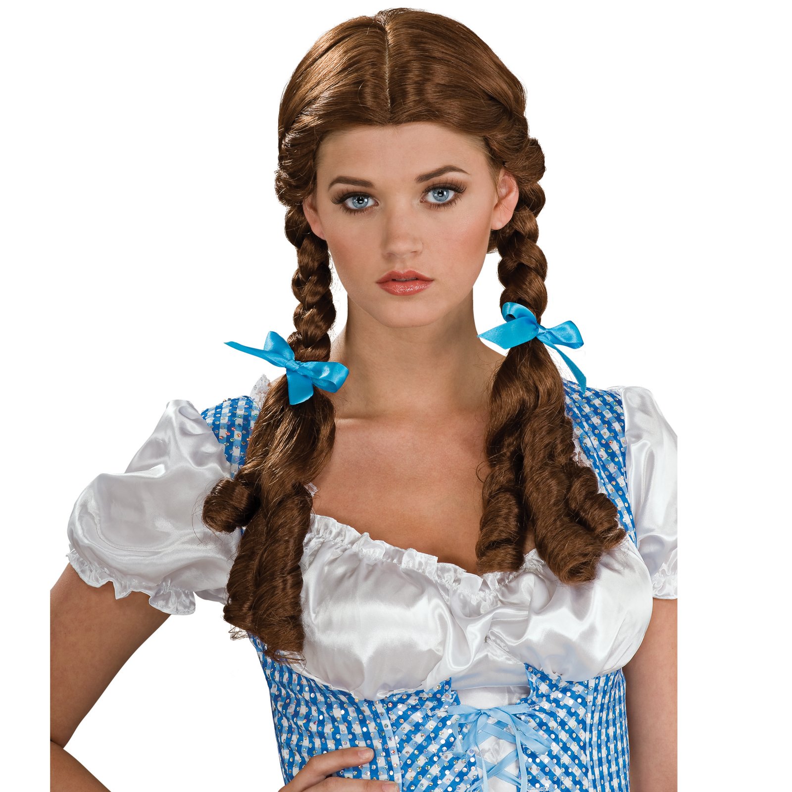 The Wizard of Oz Deluxe Dorothy Wig Adult - Click Image to Close