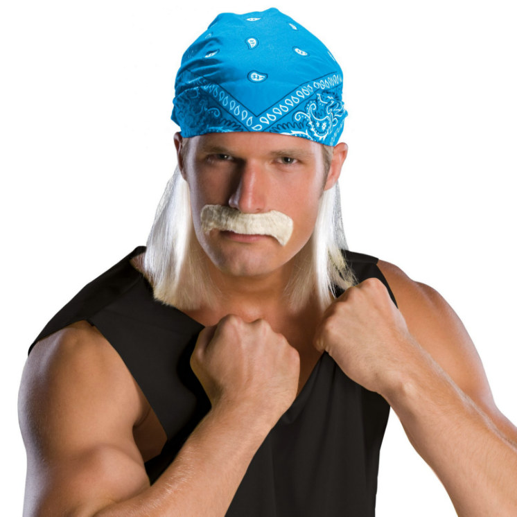 Wrestling Star Wig Adult - Click Image to Close