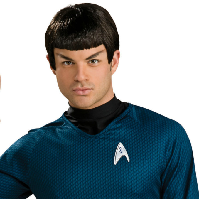 Star Trek Movie 2009 Spock Wig Adult - Click Image to Close