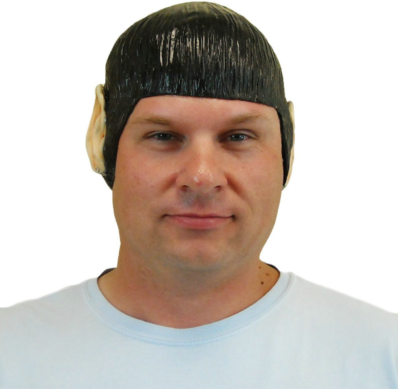 Star Trek Classic Spock Wig with Ears Adult - Click Image to Close