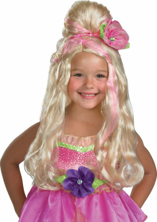 Barbie Thumbelina Child Wig - Click Image to Close