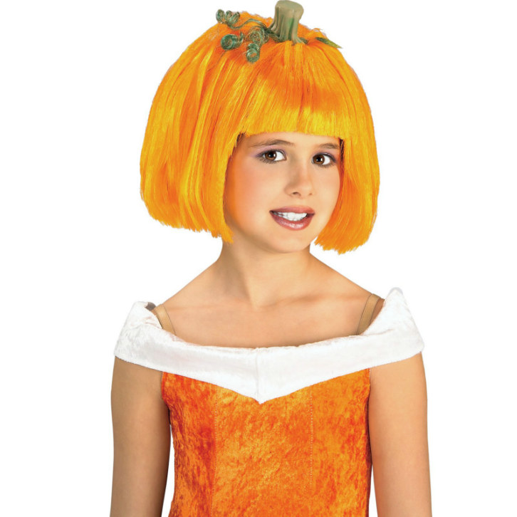 Pumpkin Spice Child Wig - Click Image to Close