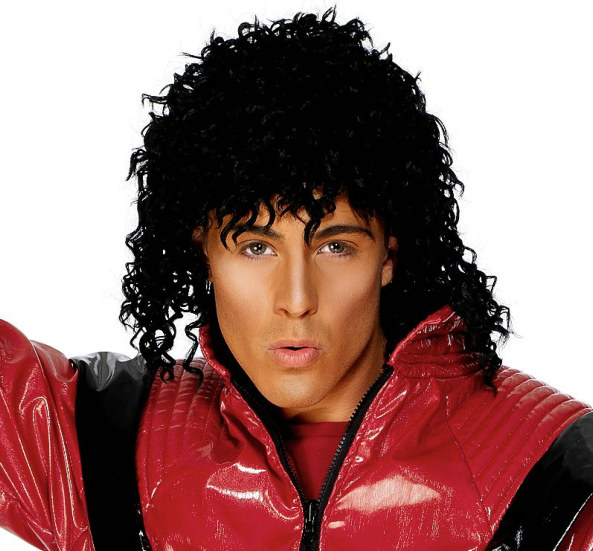 Michael Jackson Thriller Wig Adult - Click Image to Close