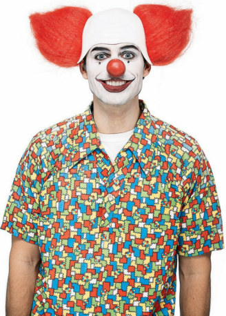 Hairiscary Clown Wig Adult Circus Costume - Click Image to Close