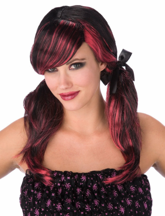 Gothic Lolita Pigtail Wig Adult - Click Image to Close