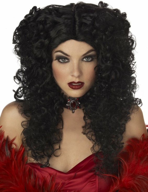 Madame Macabre Black Adult Wig - Click Image to Close