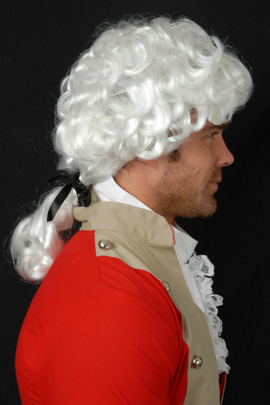 Colonial Gentleman Adult Wig - Click Image to Close