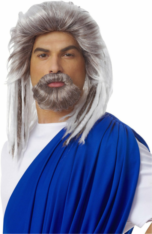 King of the Sea Wig and Beard Adult - Click Image to Close