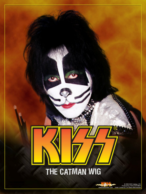 KISS - Catman Adult Wig - Click Image to Close