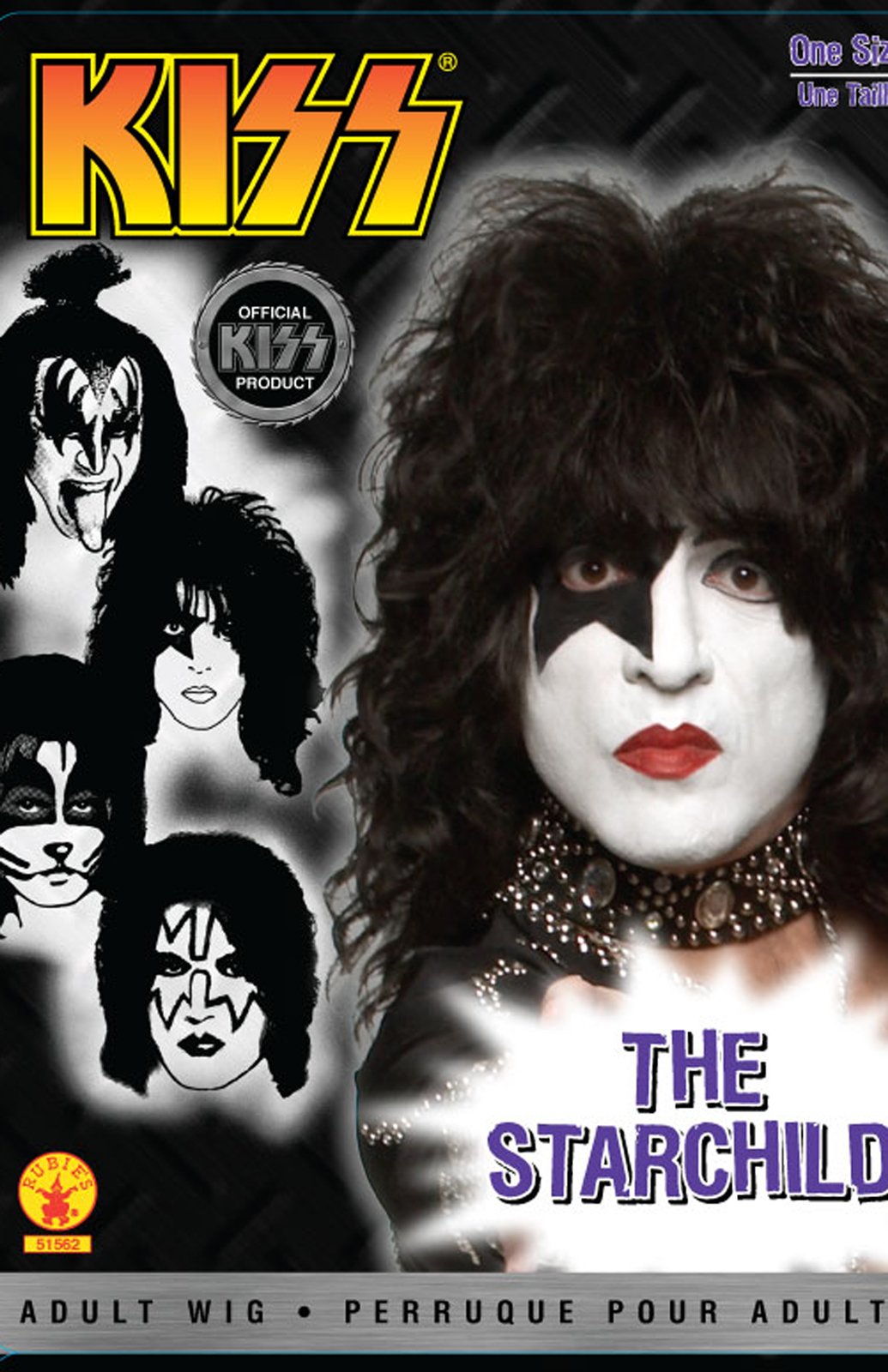 KISS Starchild Deluxe Wig (Adult) - Click Image to Close