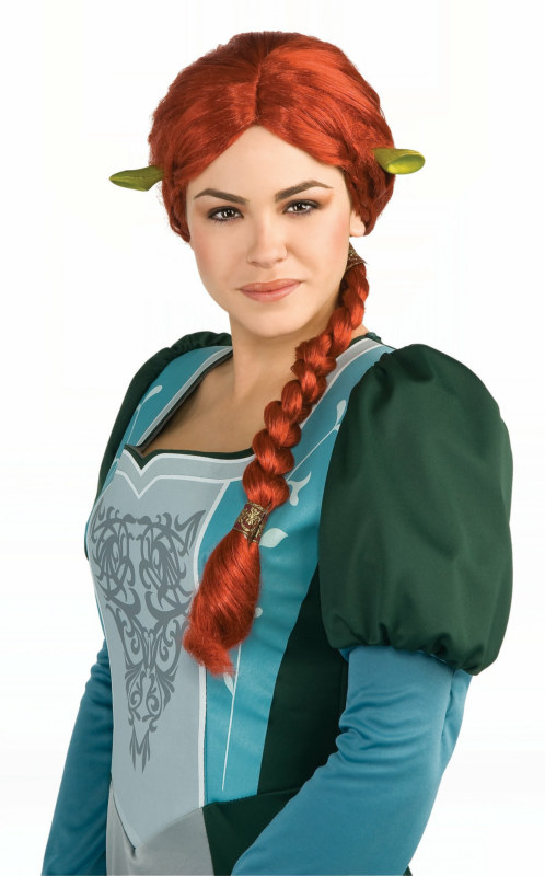 Shrek Fiona Wig and Ears - Click Image to Close