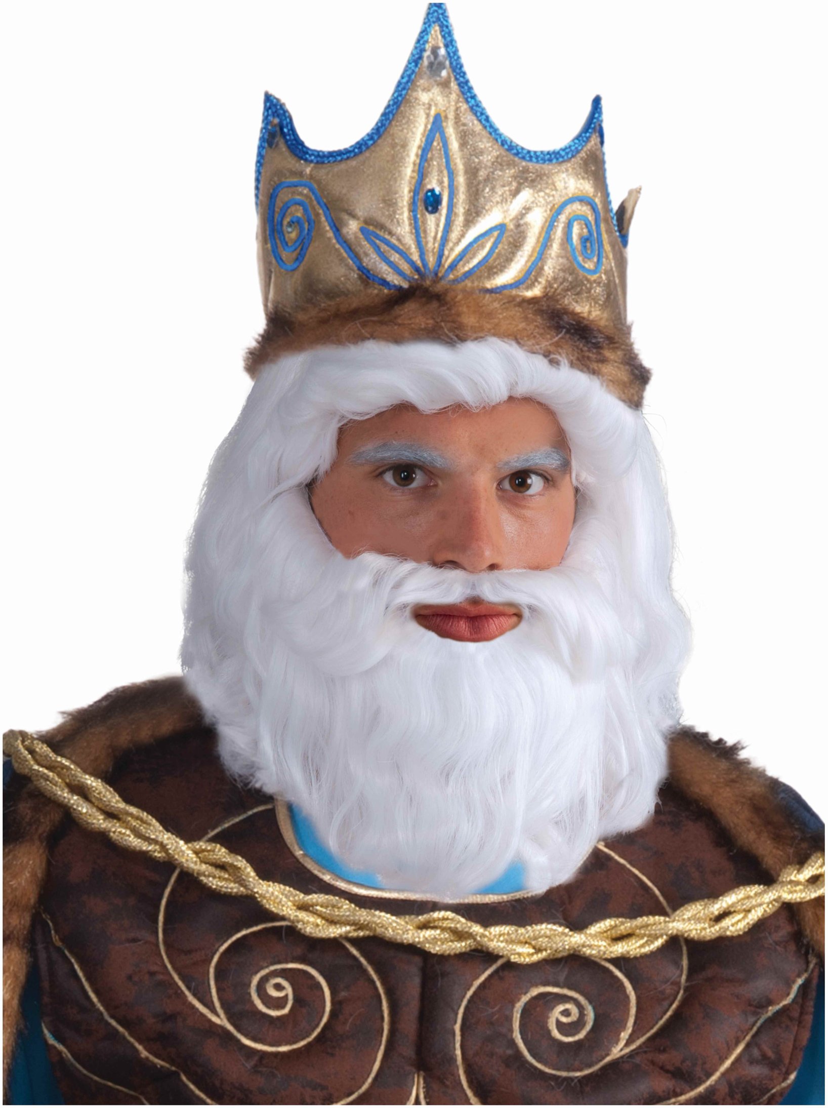 King Neptune Wig Adult - Click Image to Close