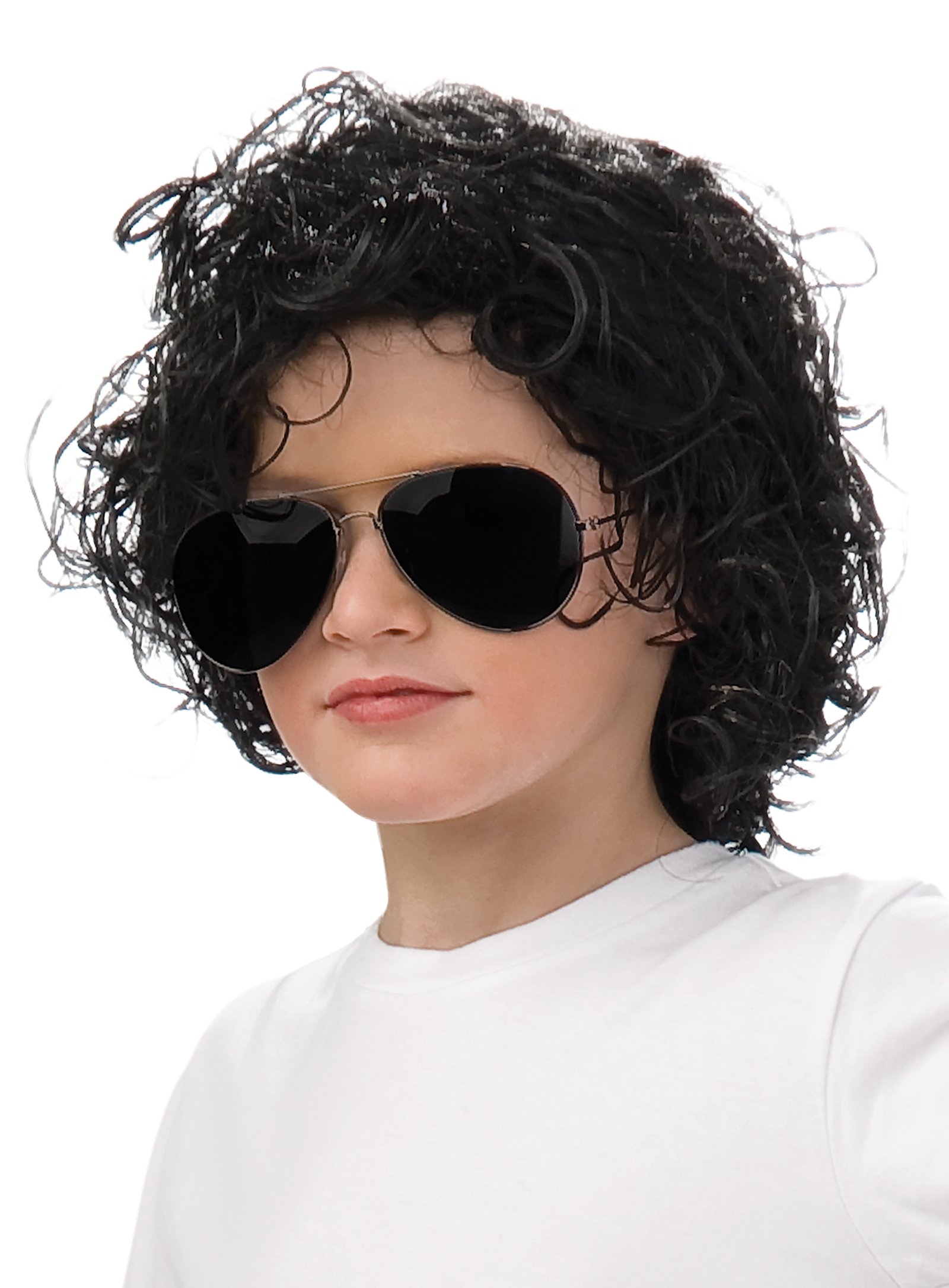 Michael Jackson Curly Wig (Child) - Click Image to Close