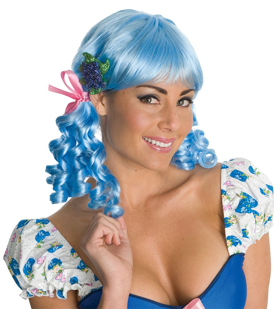 Strawberry Shortcake - Bluberry Muffin Wig (Adult) - Click Image to Close