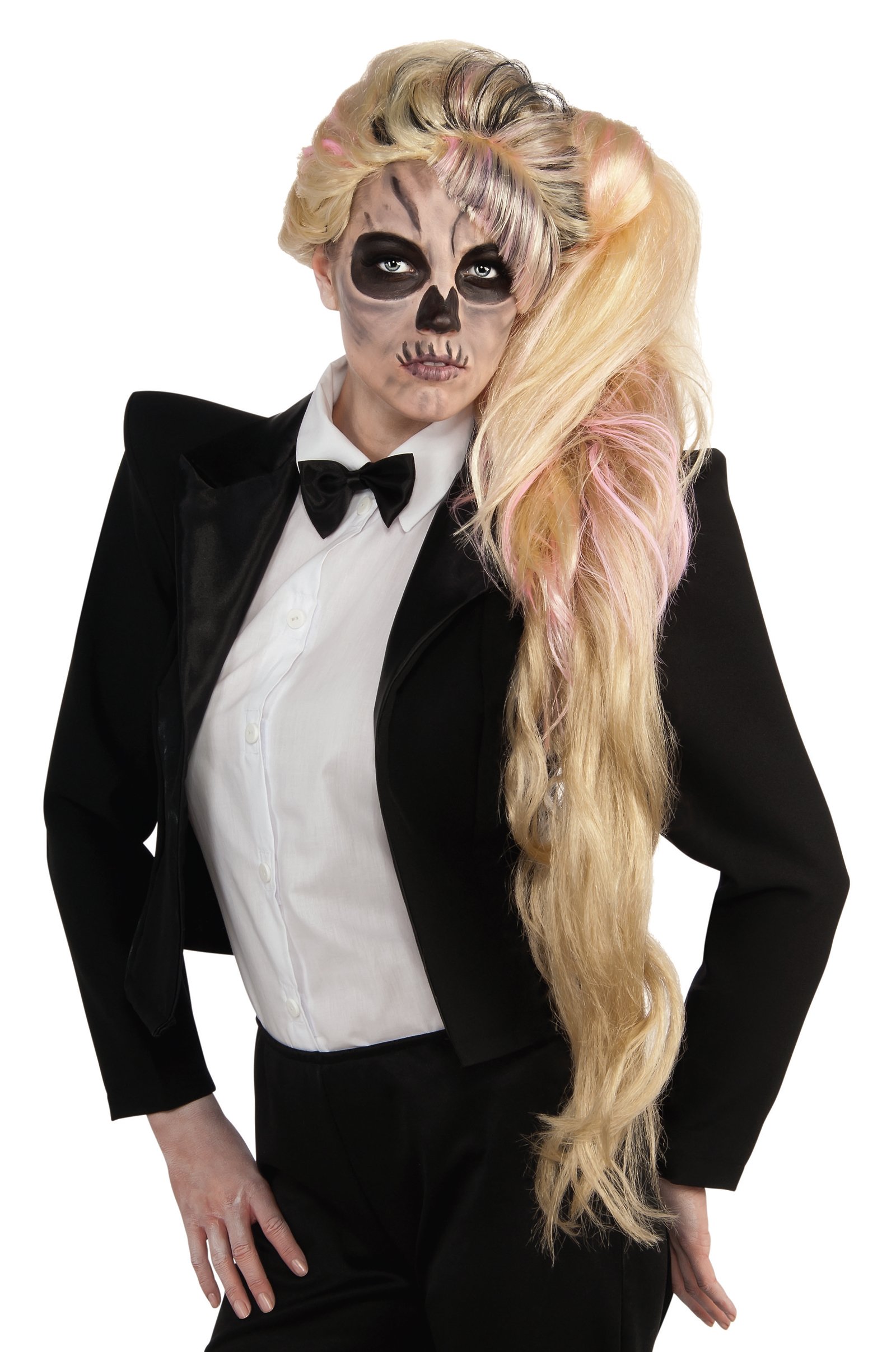 Lady Gaga Side Ponytail Wig (Adult)