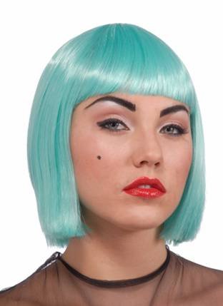 Lady Gaga Turquoise Wig (Adult)