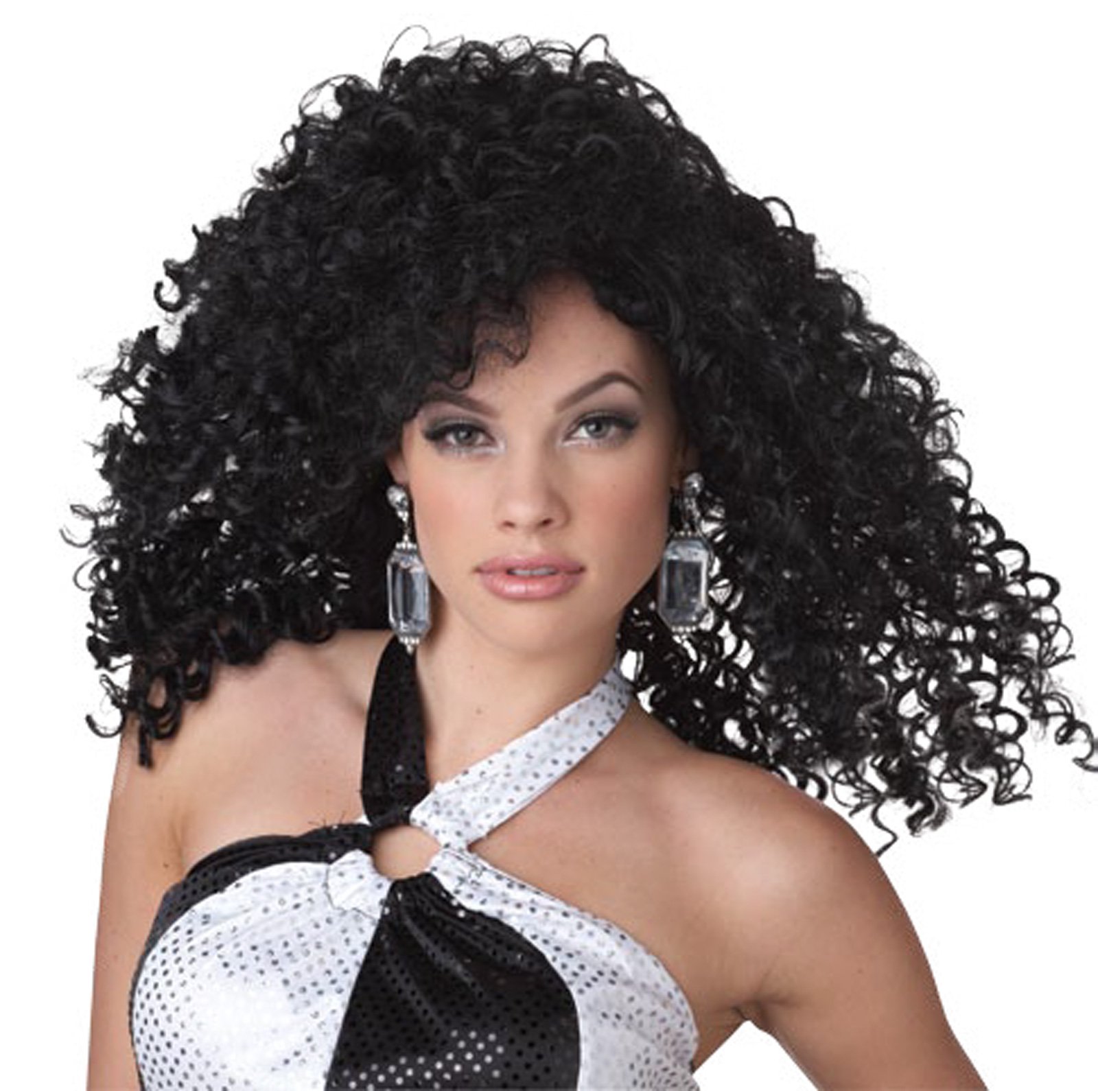 Dancing Queen (Black) Adult Wig