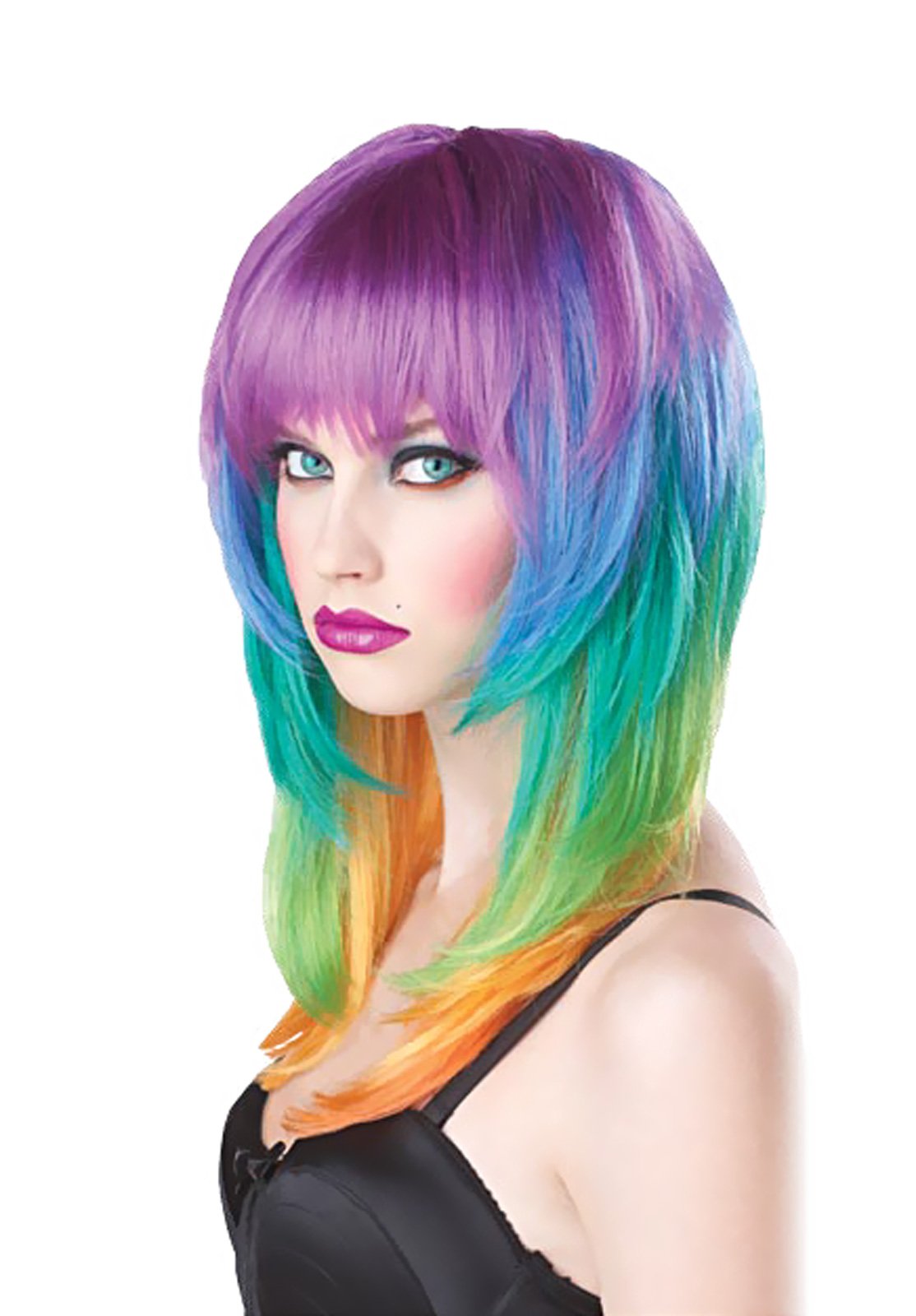 Kaleidoscope Adult Wig - Click Image to Close