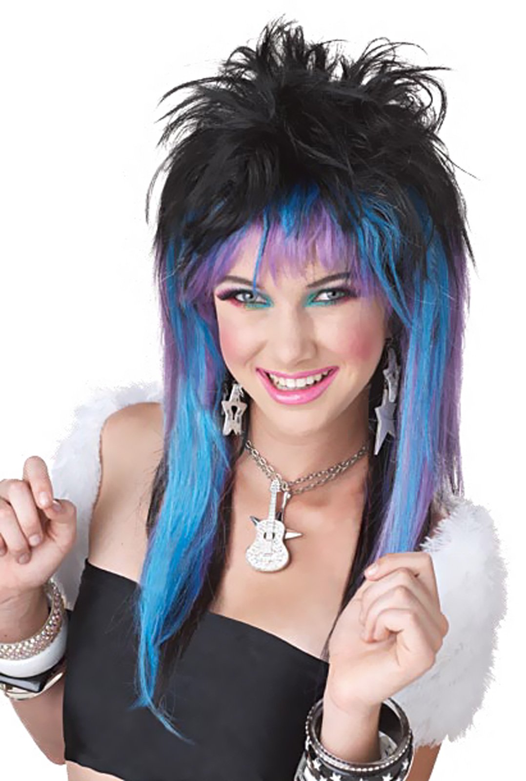 Rave Candy Adult Wig - Click Image to Close