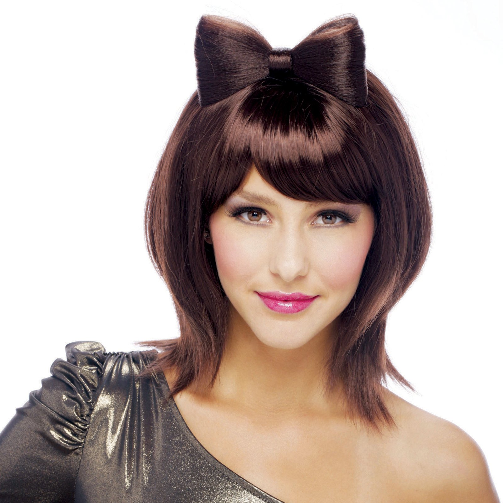 Bow-Tiful Auburn Adult Wig