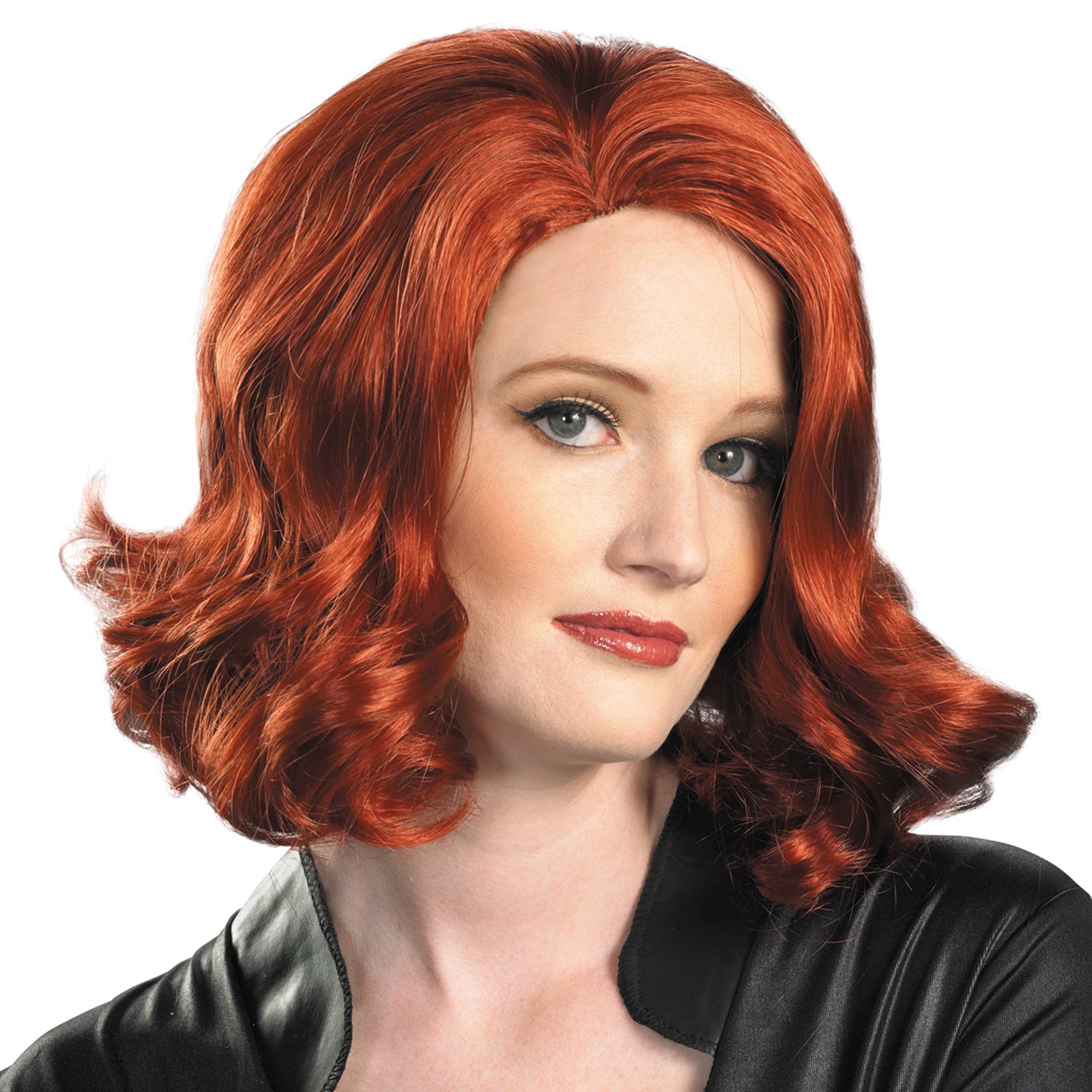 The Avengers Black Widow Wig (Adult) - Click Image to Close