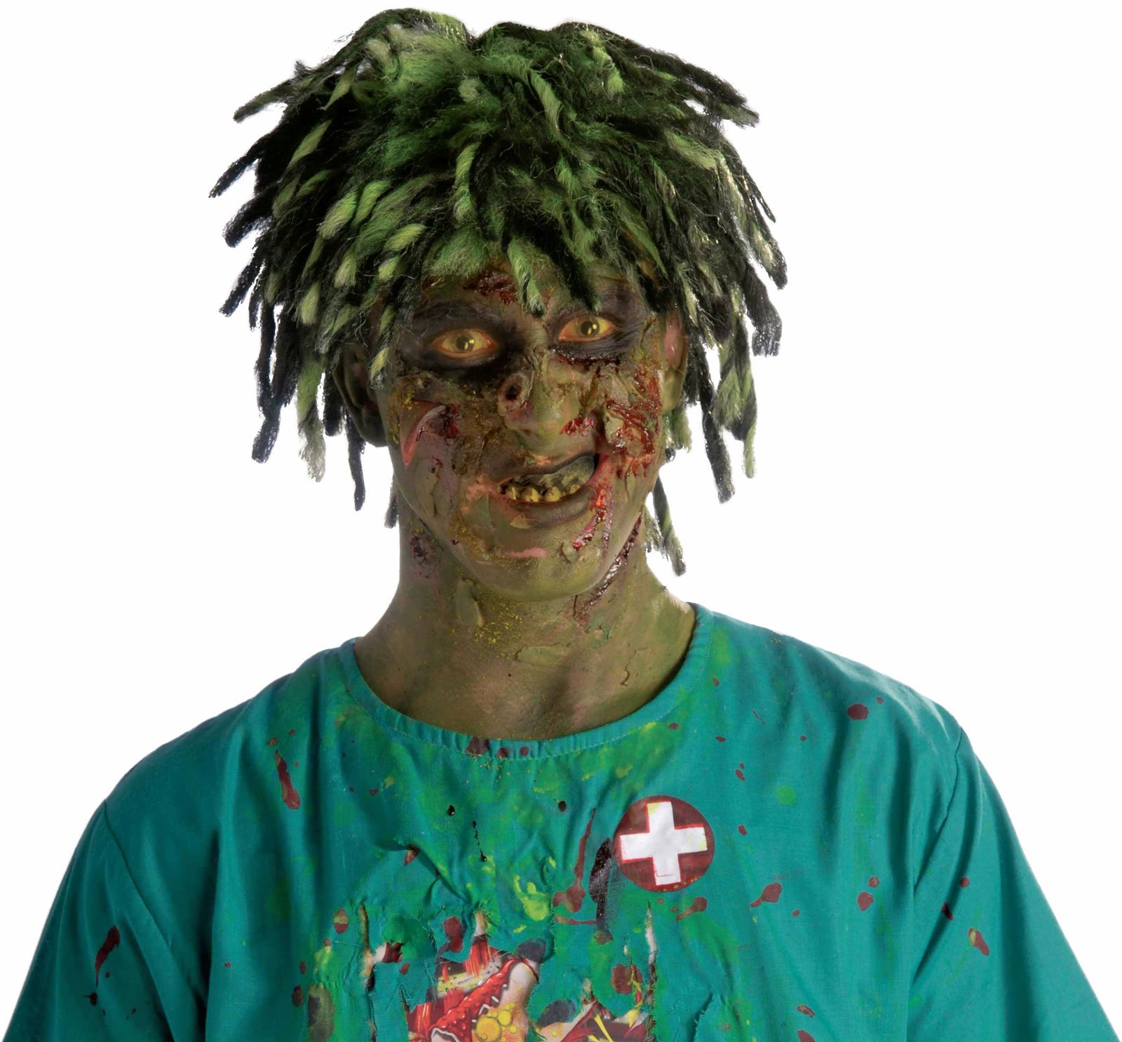 Biohazard Zombie Contaminated Adult Wig