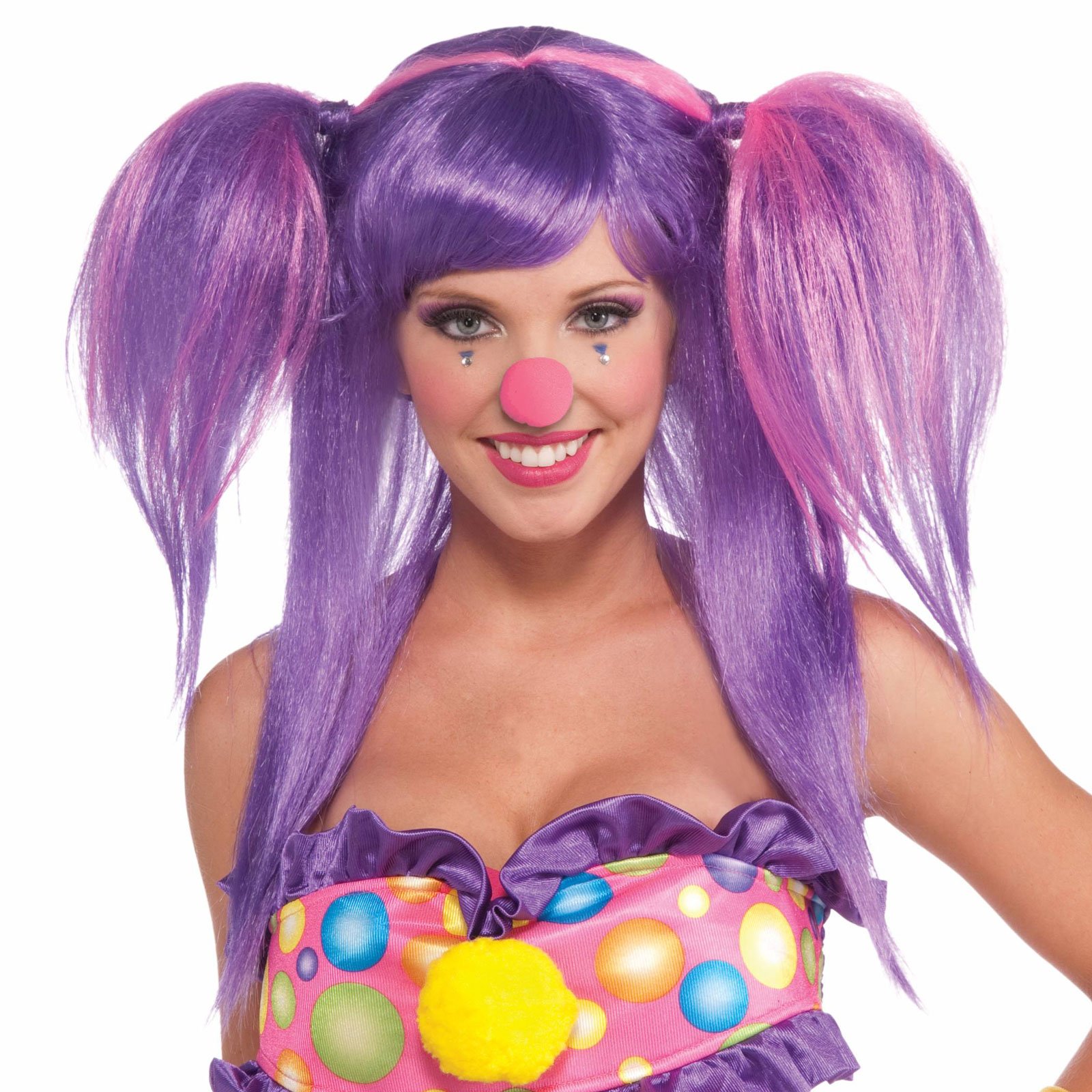 Circus Sweetie Berry Bubbles Wig - Click Image to Close