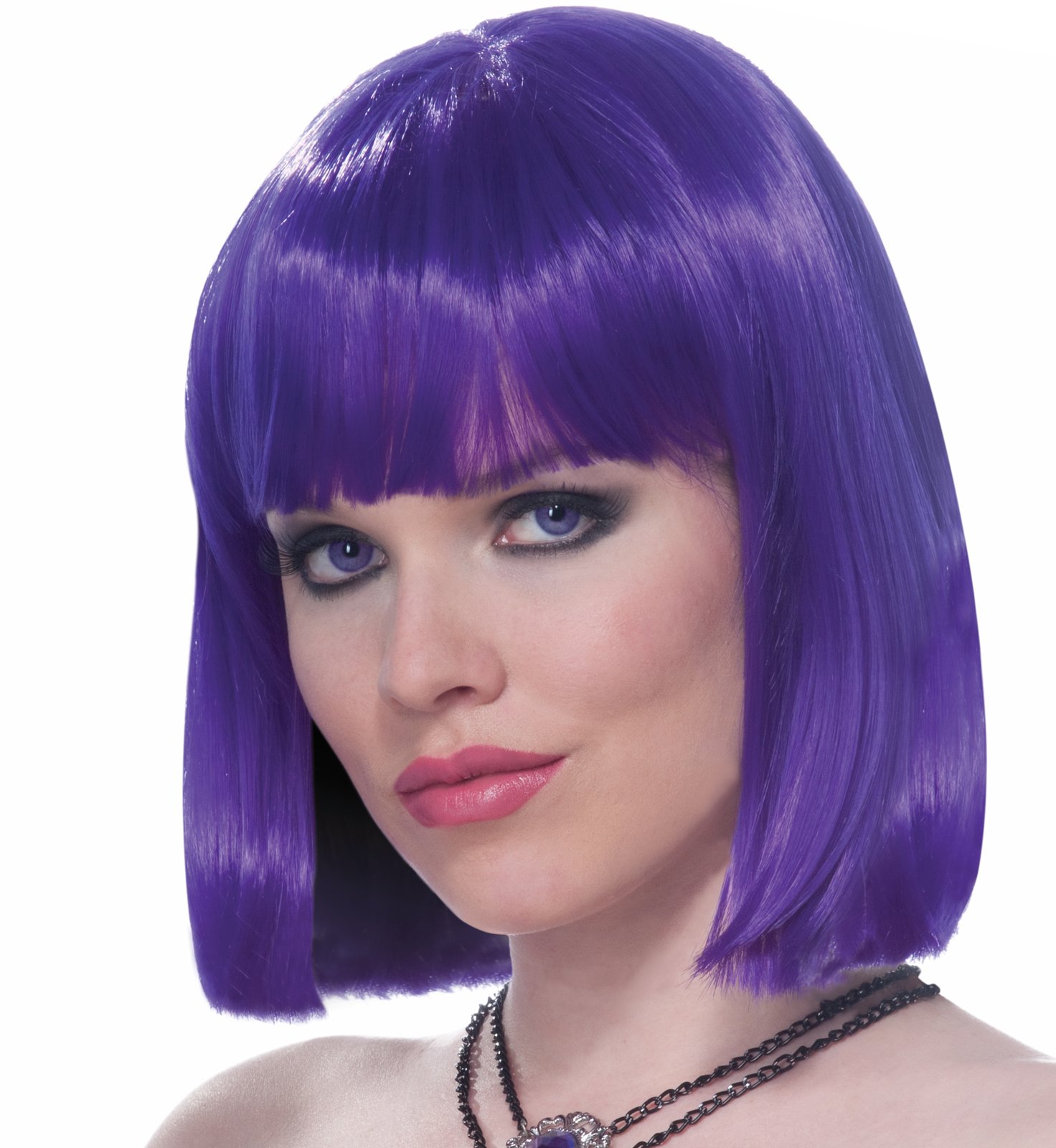 Vibe (Purple) Adult Wig - Click Image to Close