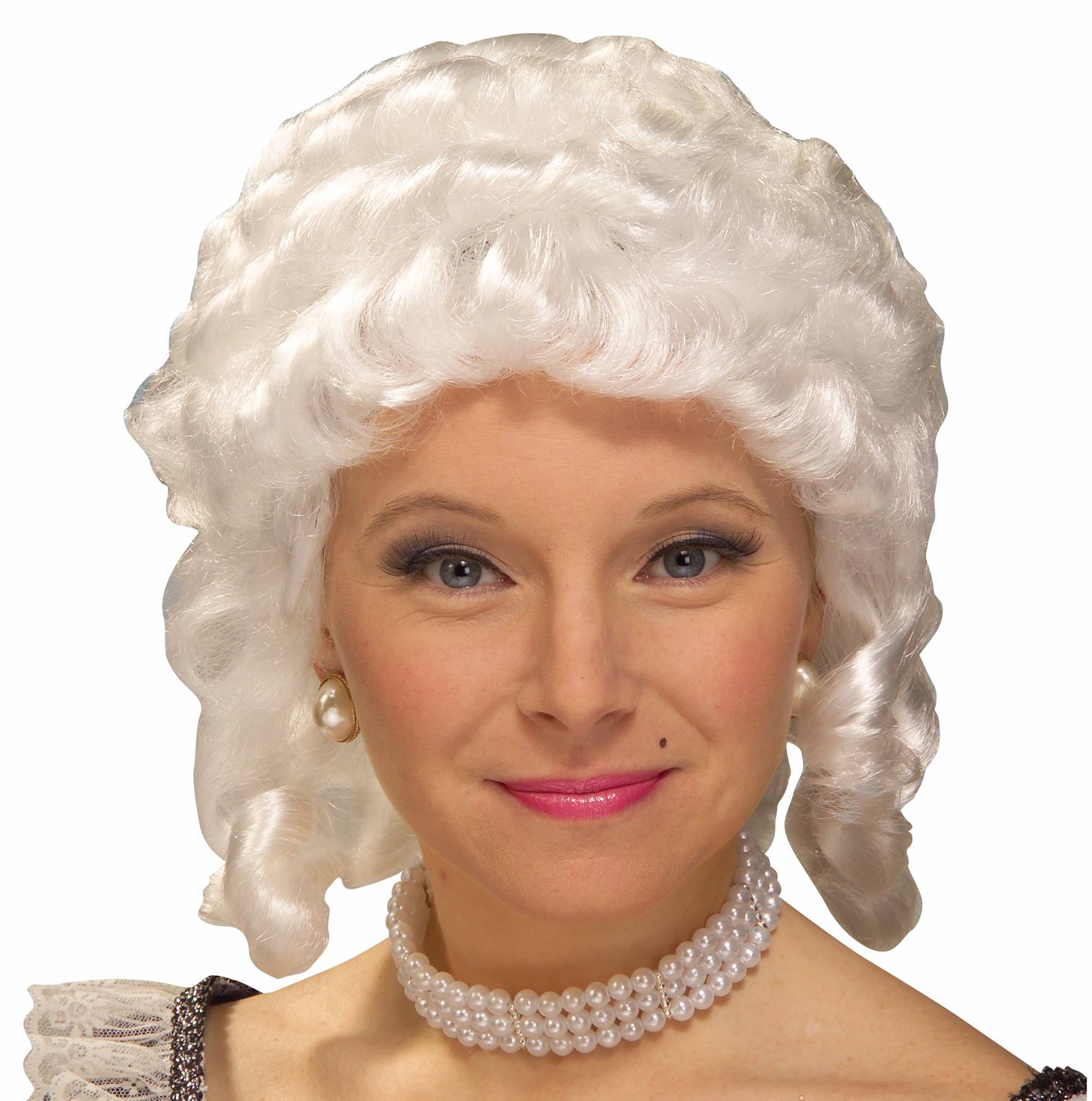 Women&#39;s Colonial Adult Wig (White)