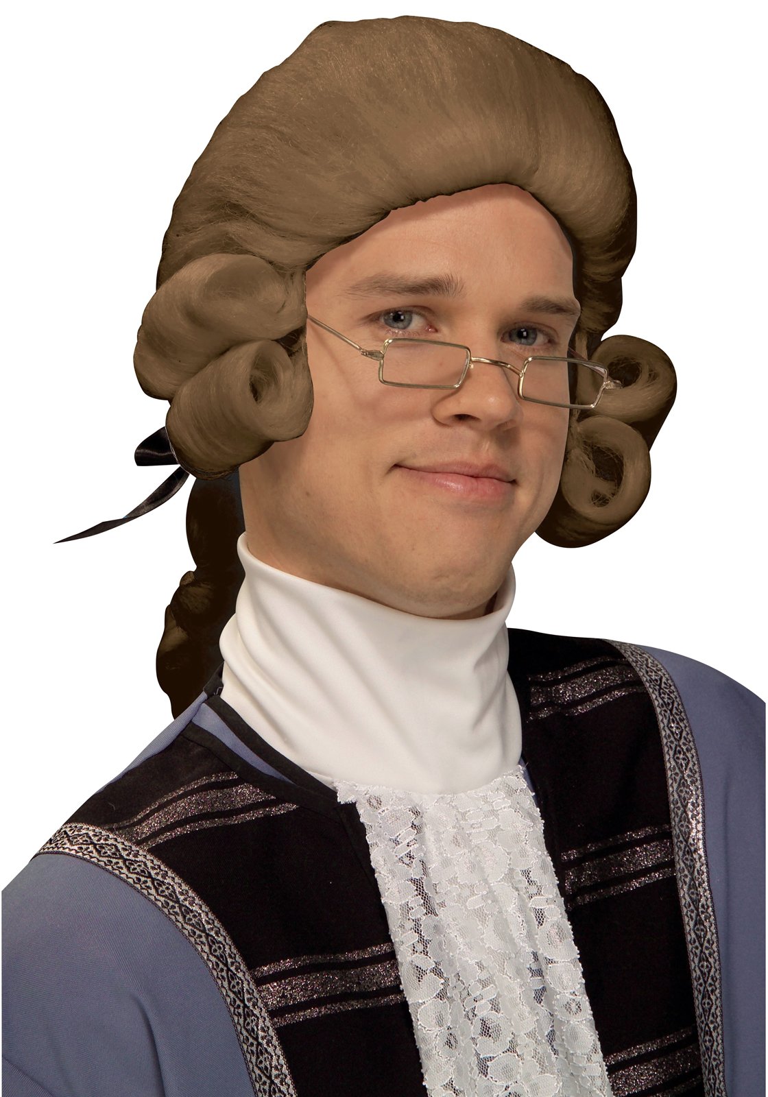 Men's Colonial Adult Wig (Brown)