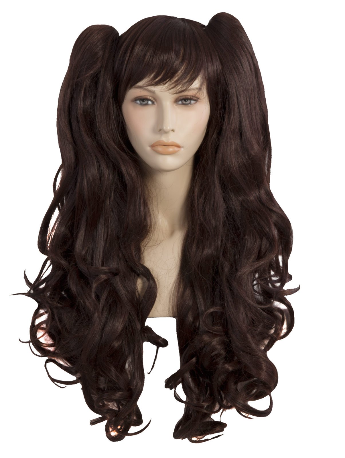 Dark Brown Cosplay Adult Wig - Click Image to Close