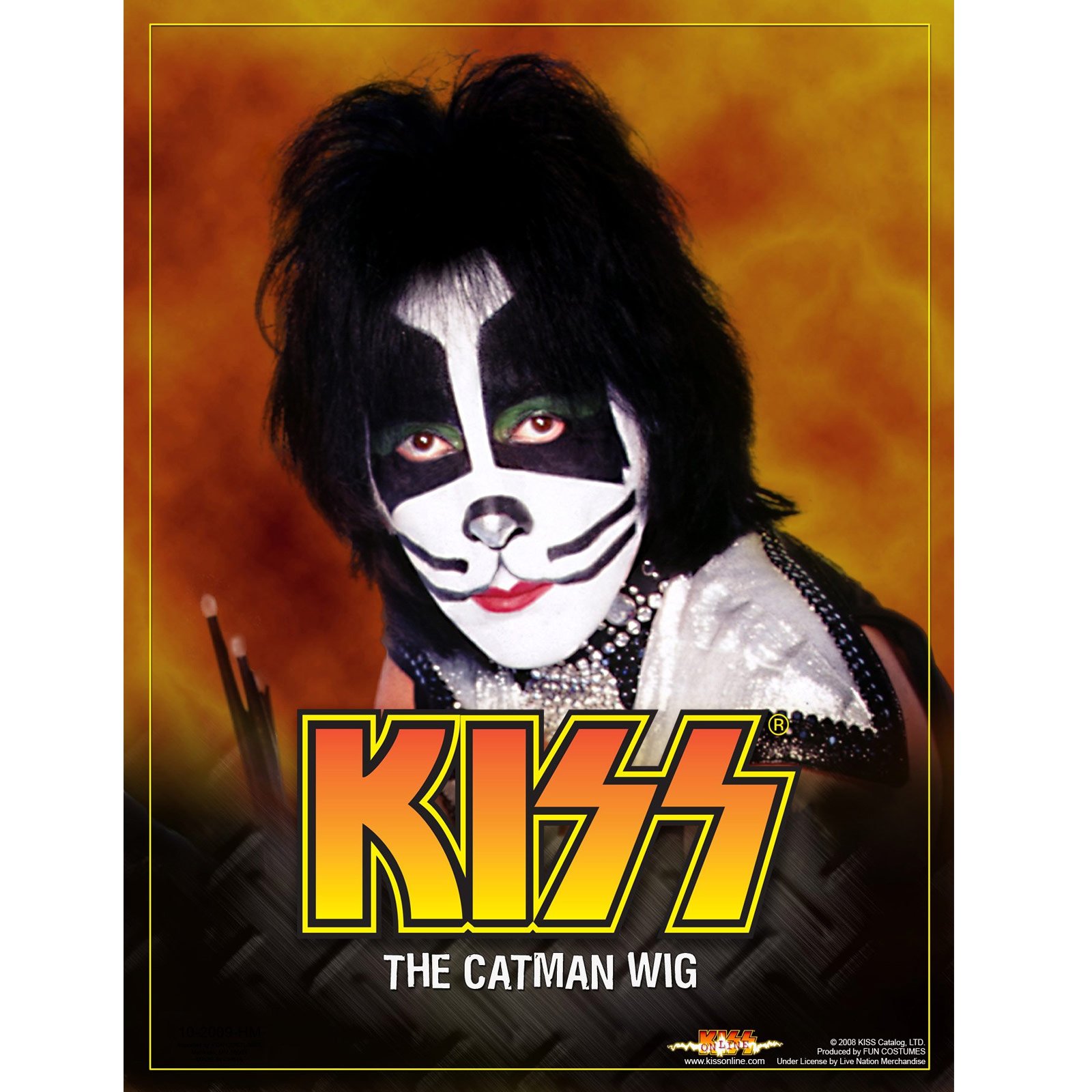 KISS Catman Wig (Adult)