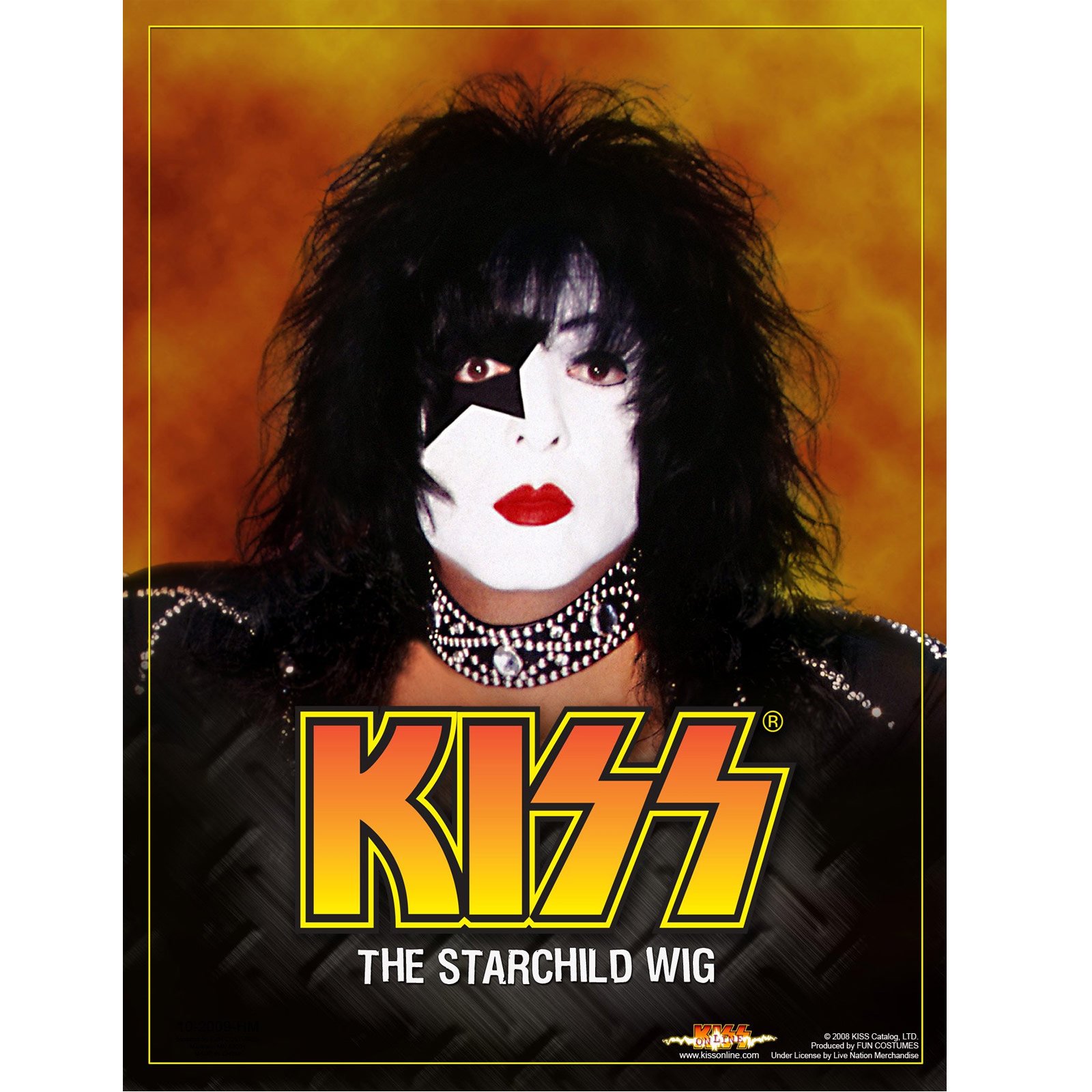 KISS Starchild Wig (Adult)