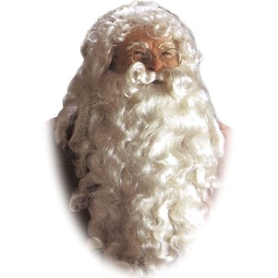 Santa Deluxe Wig & Beard - Click Image to Close