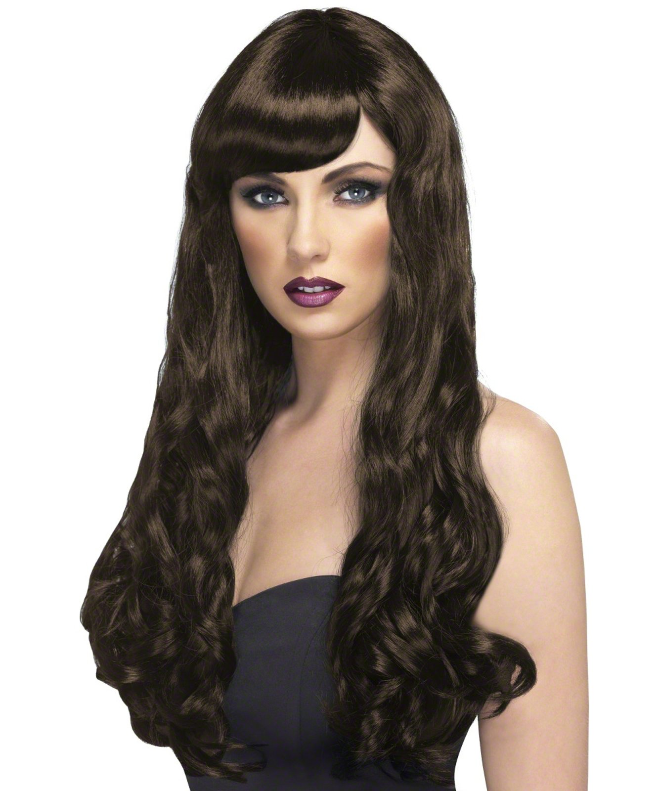 Desire Wig (Brown) Adult Wig - Click Image to Close