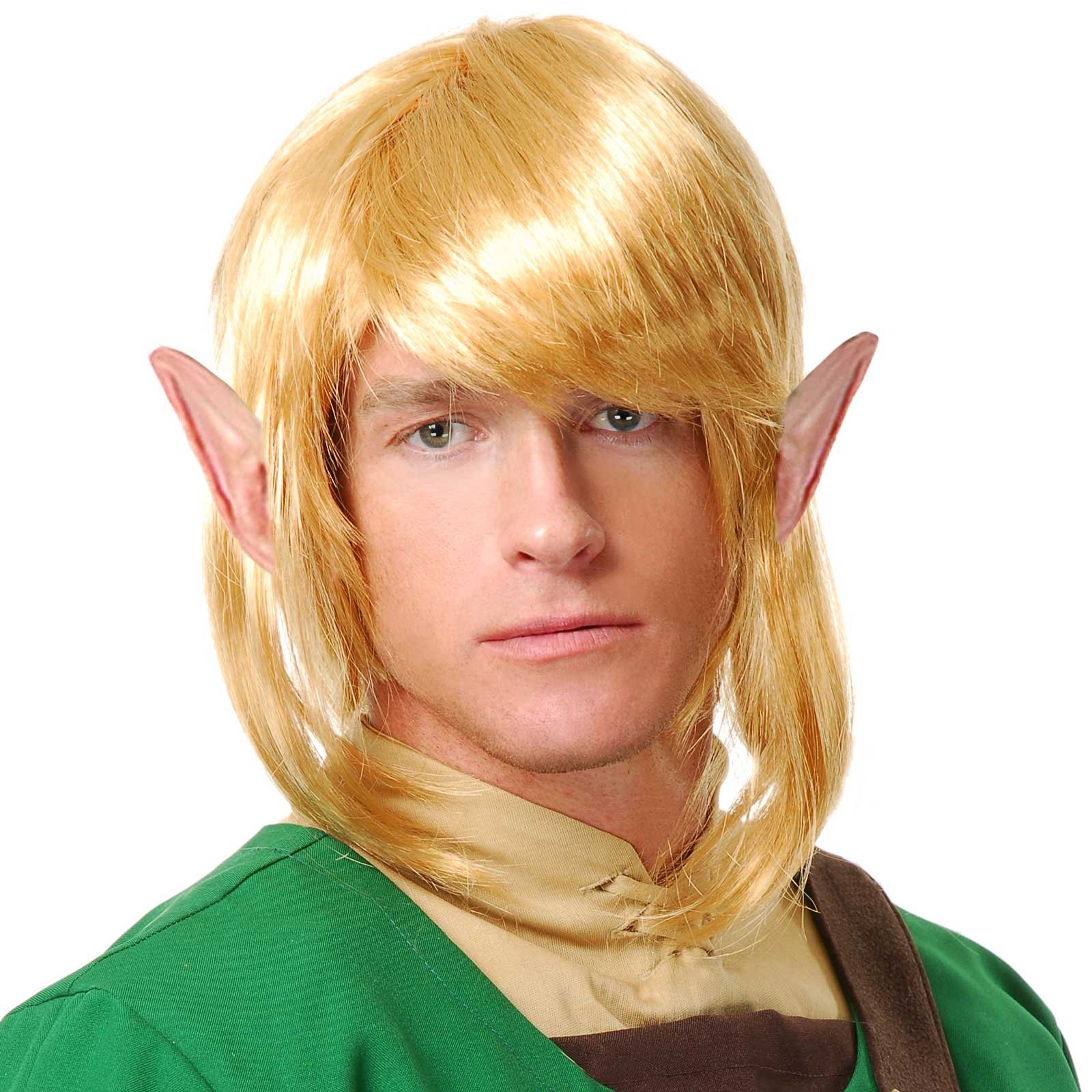 Elf Warrior Wig Adult - Click Image to Close