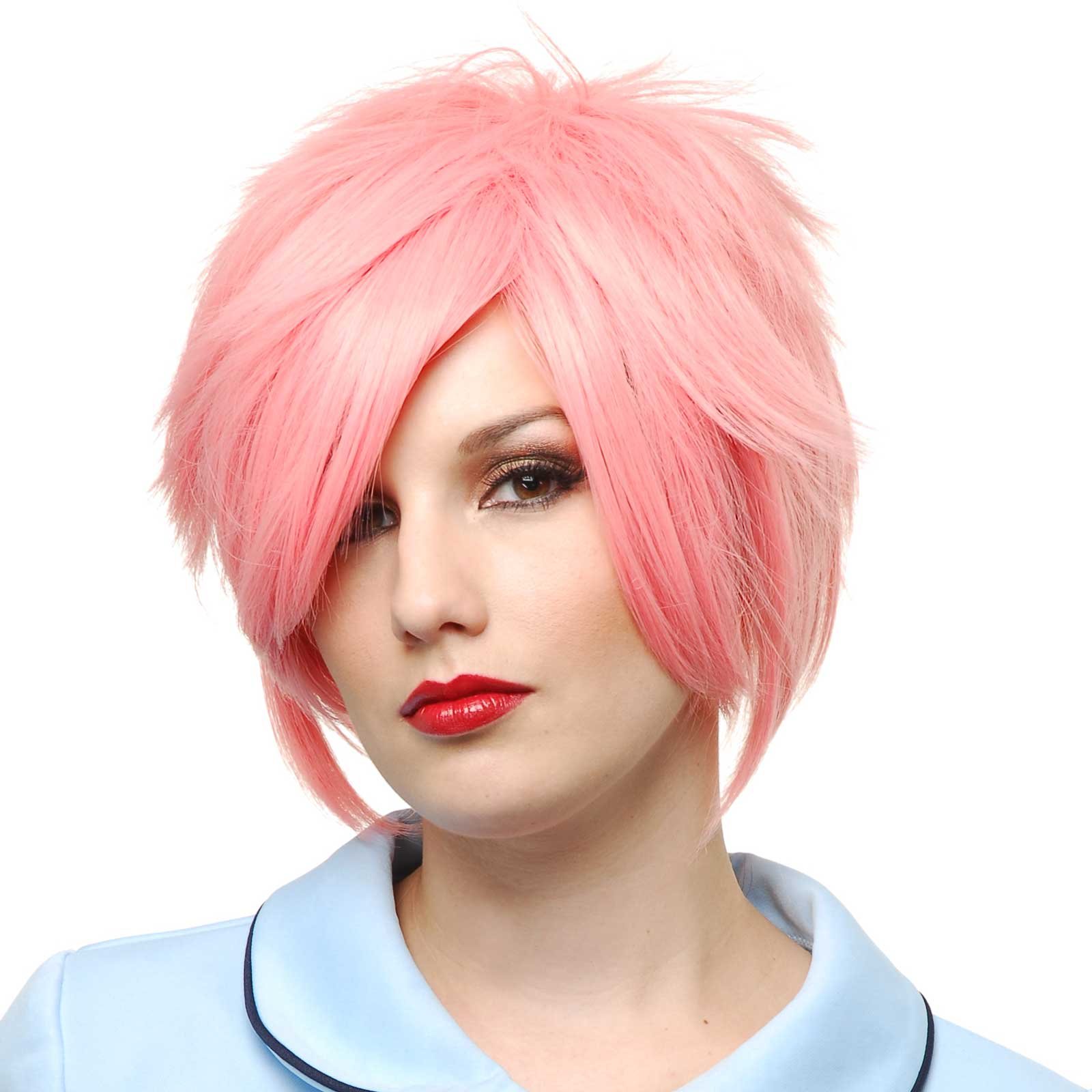 Hot Strawberry Blonde Anime Wig Adult - Click Image to Close