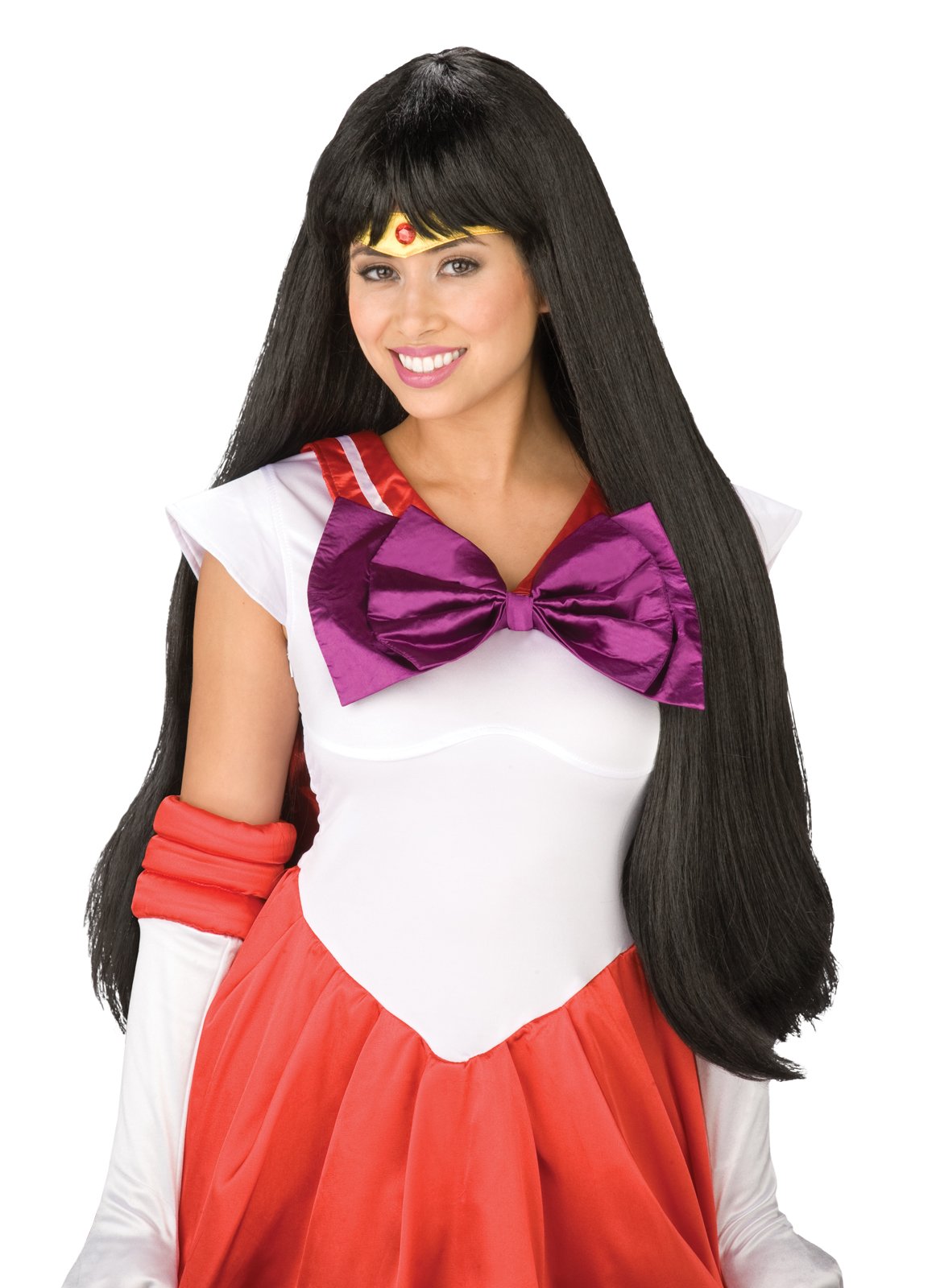 Black Anime Adult Wig - Click Image to Close