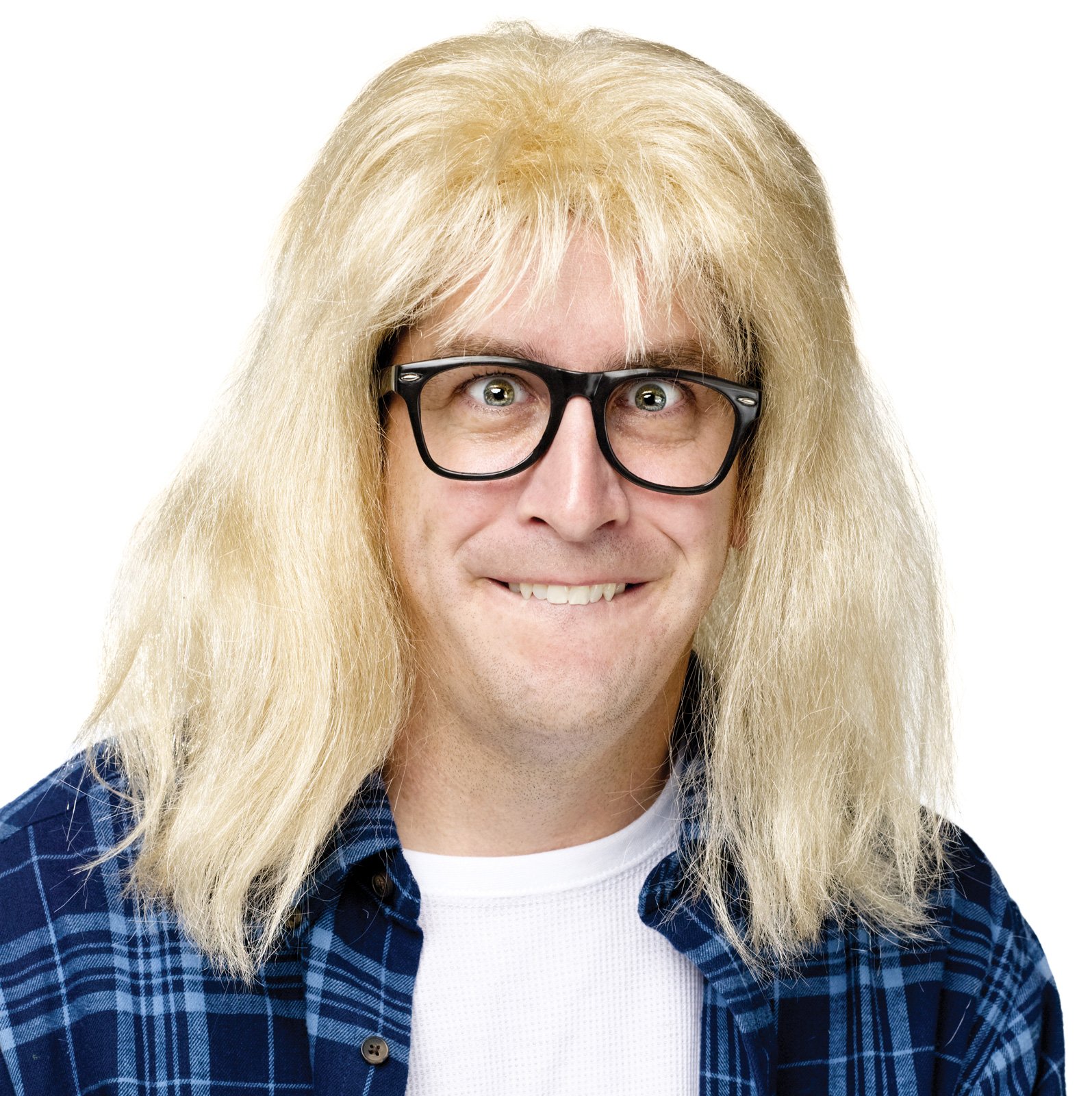 SNL Garth Algar Wig and Glasses Accessory Kit