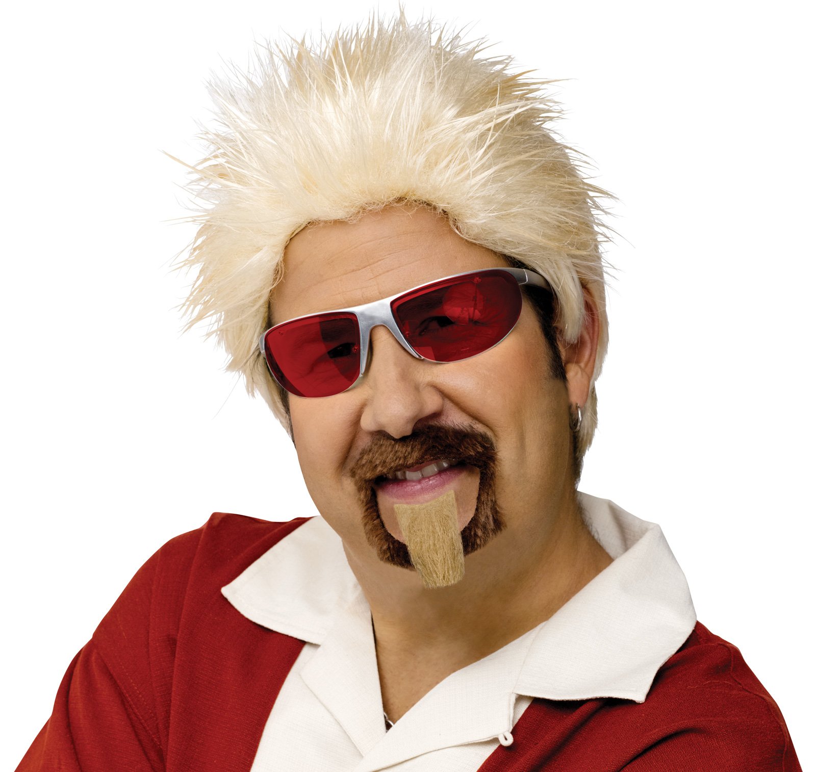 Celebrity Chef Wig and Goatee - Click Image to Close