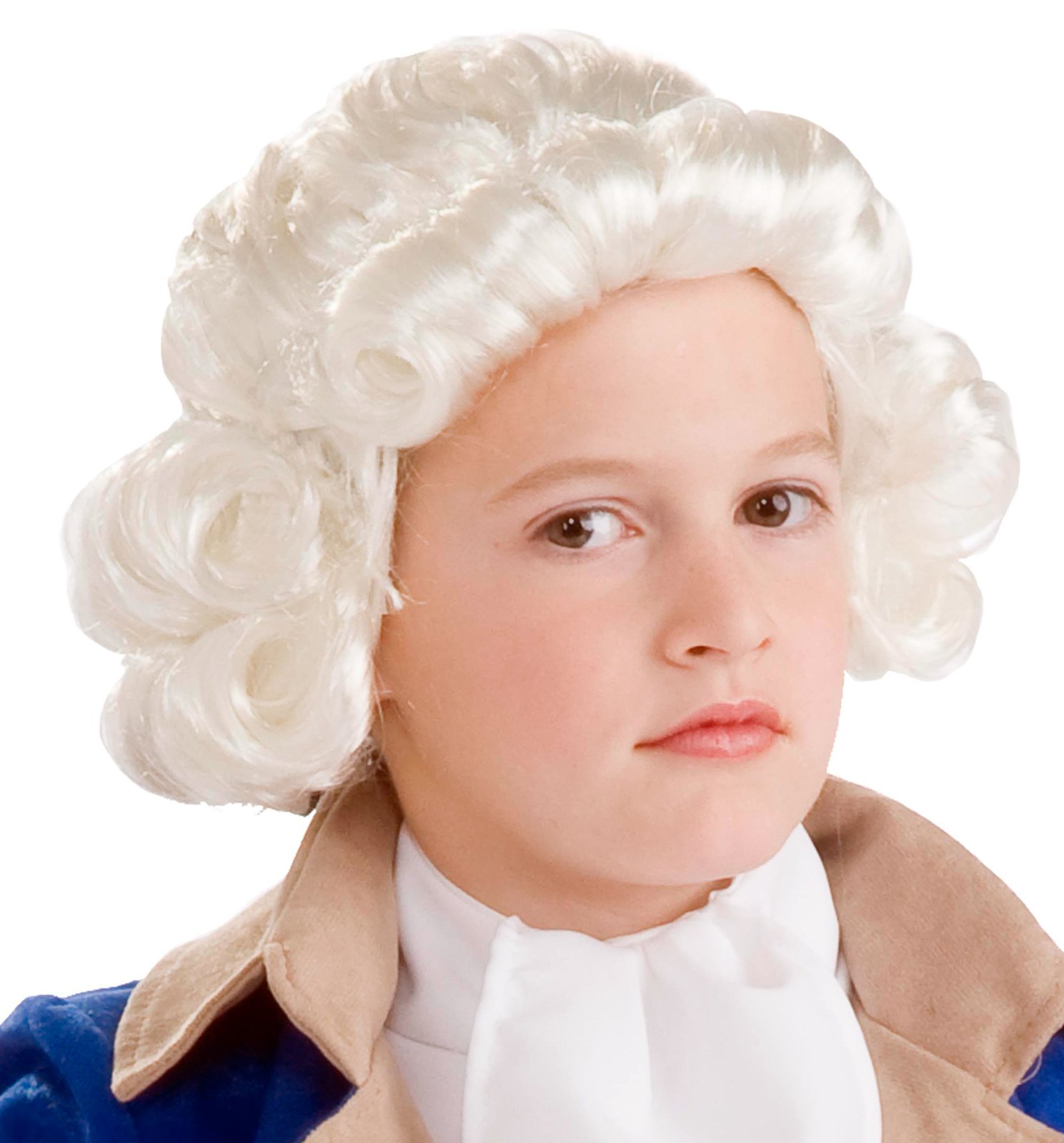 Colonial Boy Child Wig - Click Image to Close