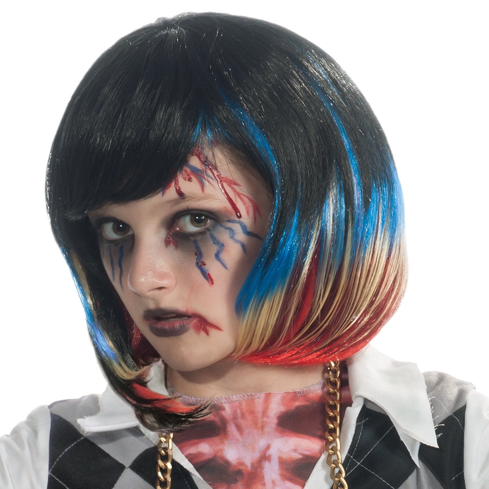 Colorful Streaks Child Wig