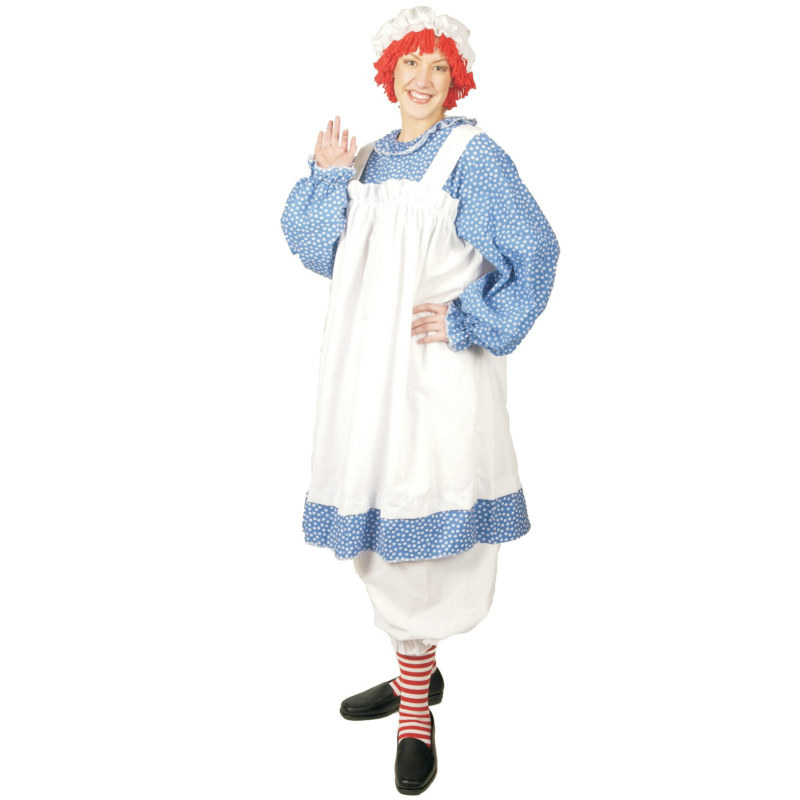 Raggedy Ann Adult Plus Costume - Click Image to Close