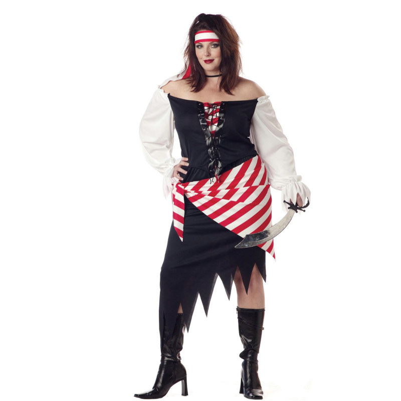 Ruby The Pirate Beauty Plus Adult Costume - Click Image to Close