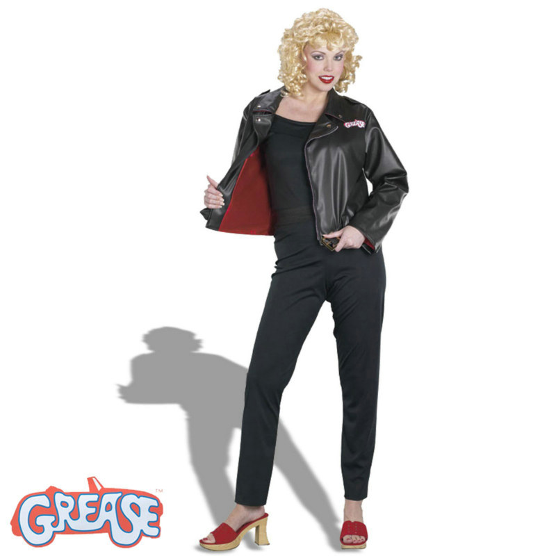 Grease - Sandy's Leather Jacket Deluxe Costume - Click Image to Close