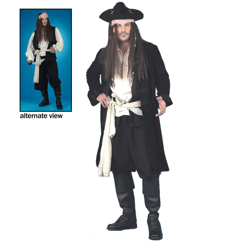 Caribbean Buccaneer Adult Costume - Click Image to Close