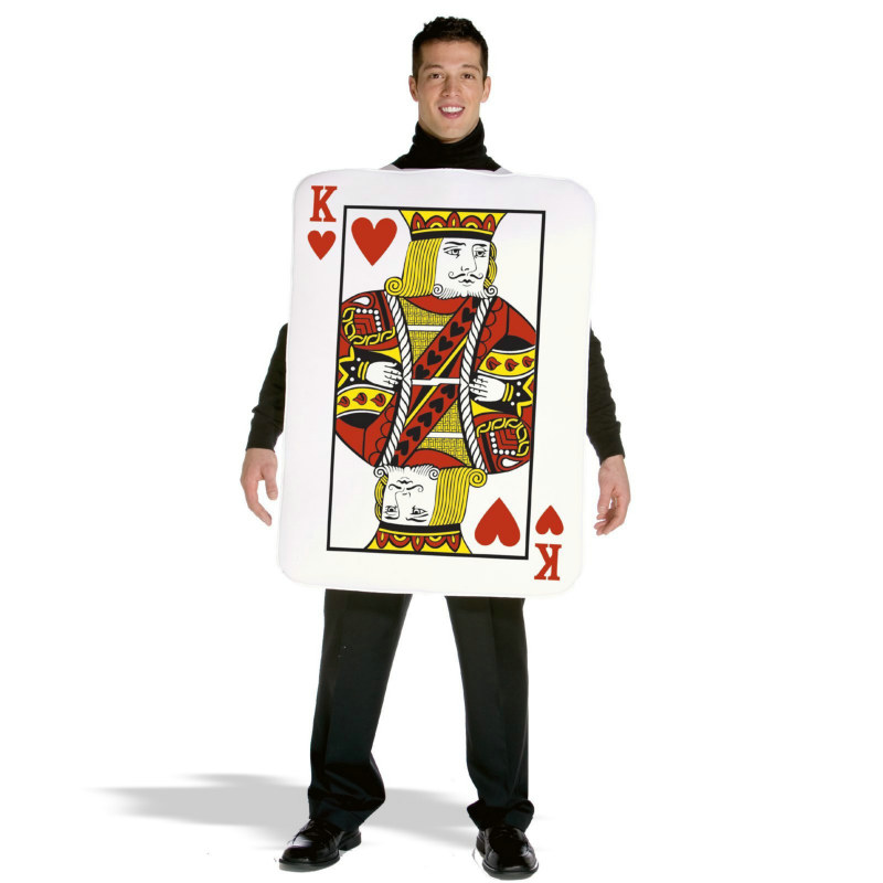 King of Hearts Deluxe Playing Card Adult Costume - Click Image to Close