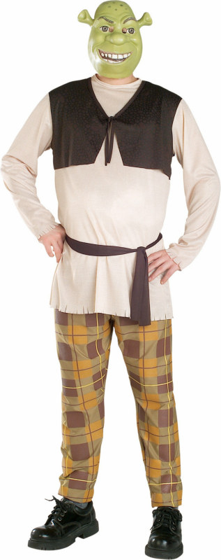 Shrek The Third Shrek Plus Adult Costume - Click Image to Close